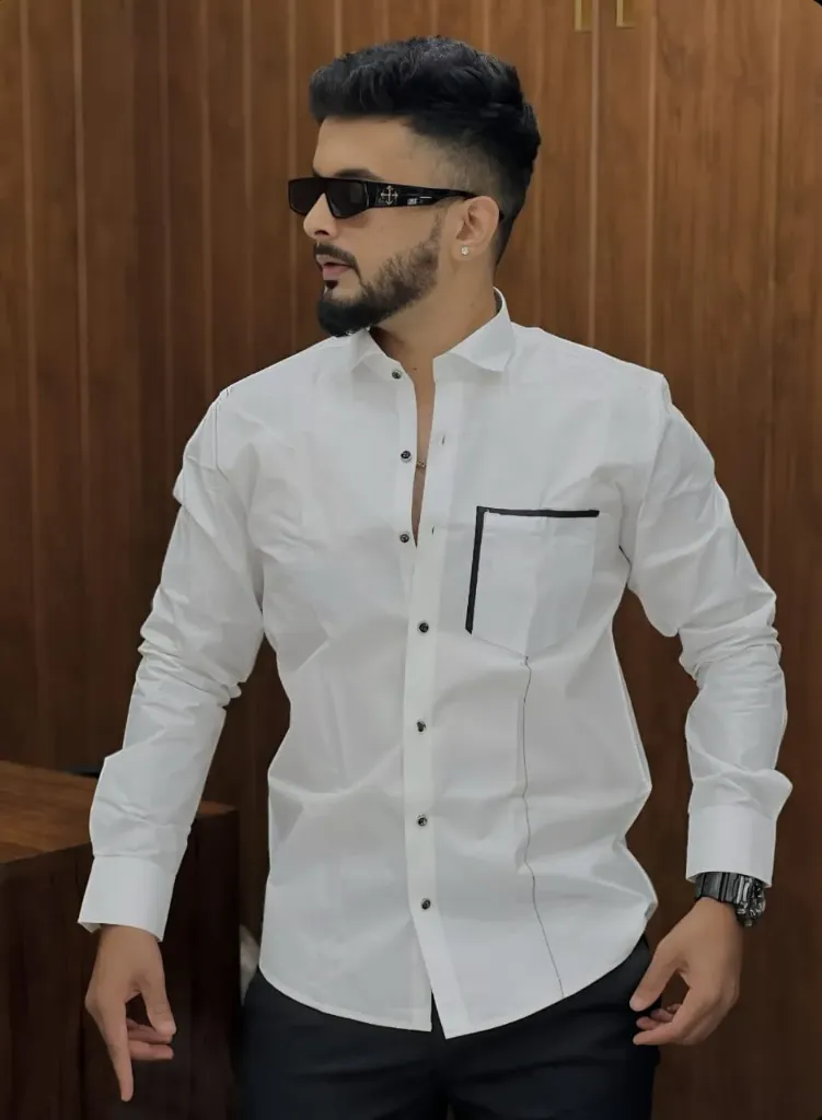 Calvin Klein Designer Shirt Article (M, Nevy Blue)