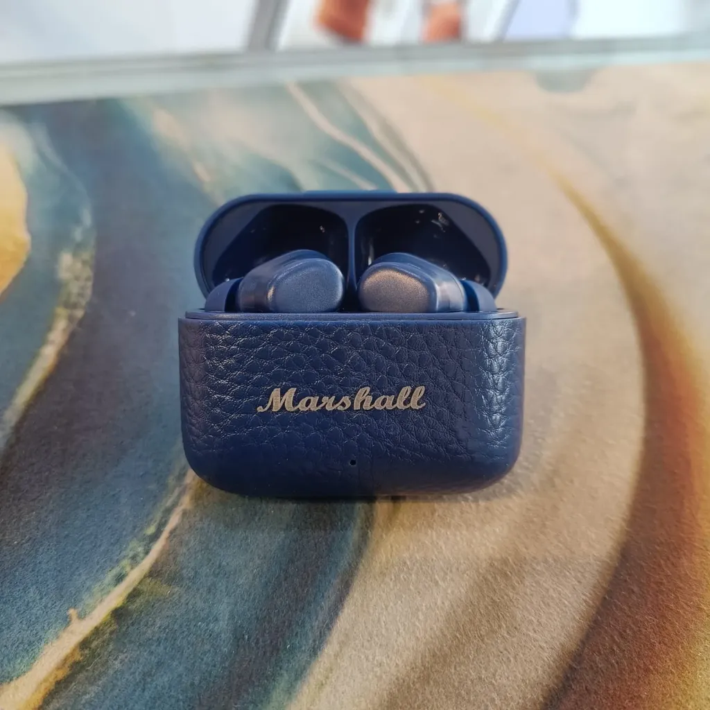 marshall motif A.N.C [ buds ] (Nevy Blue)