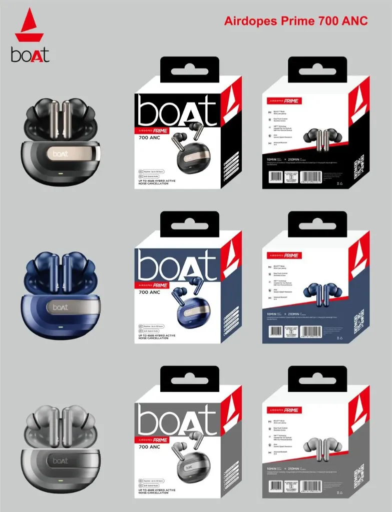 boat { earbuds} (Grey)